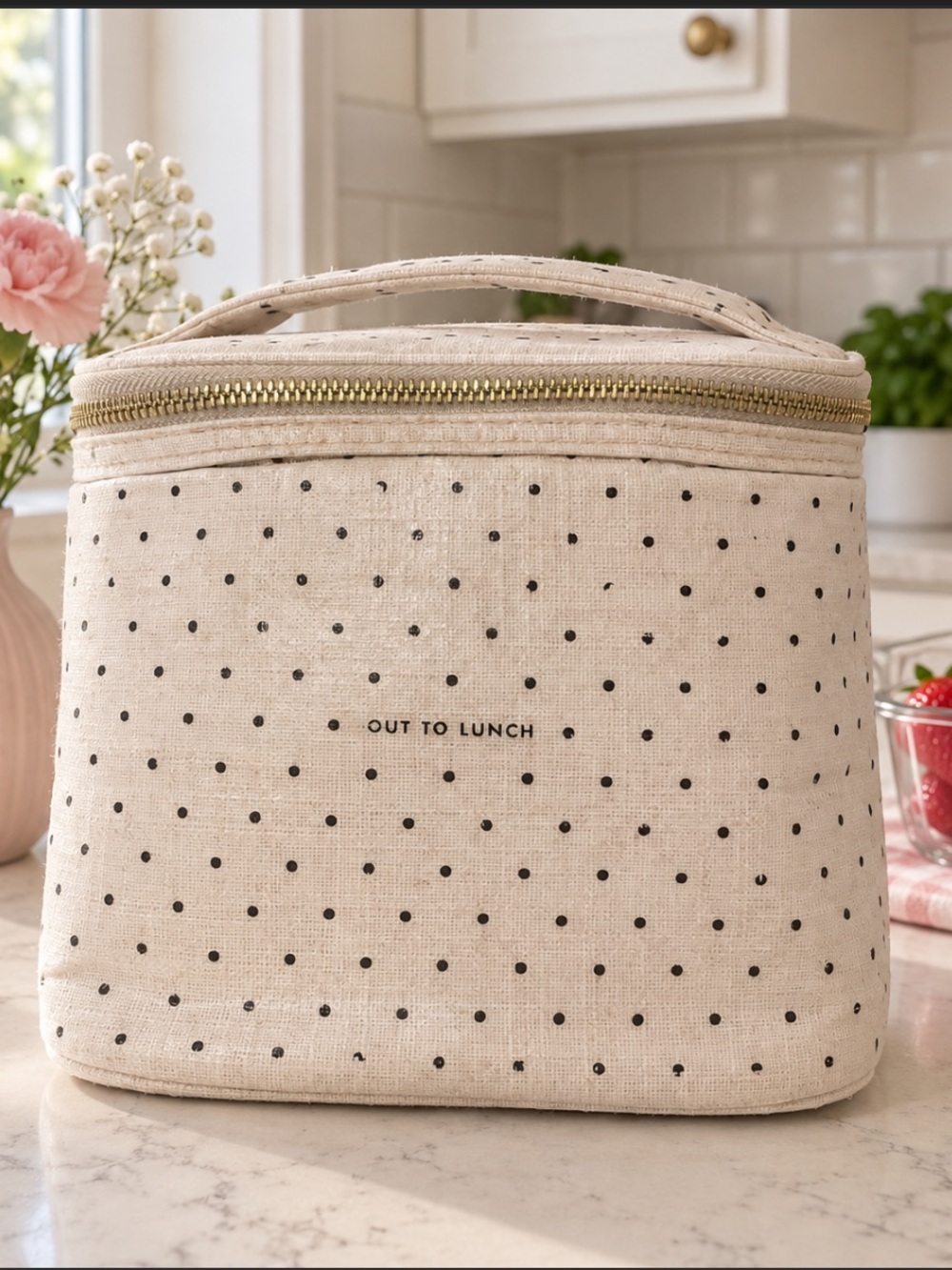 Kate Spade “Out To Lunch” Small Insulated Lunch Bag